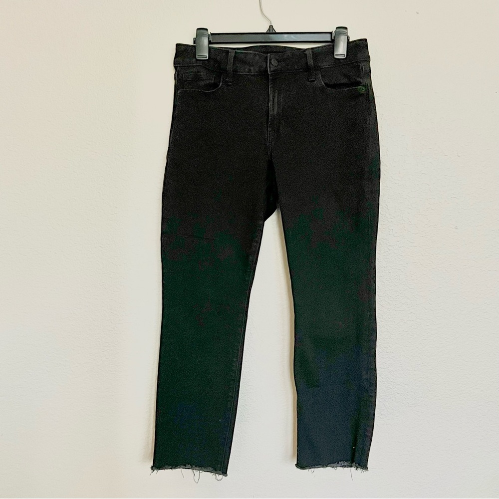 Old Navy Mid-Rise Power Slim Straight Black Jeans - Size 10 Short